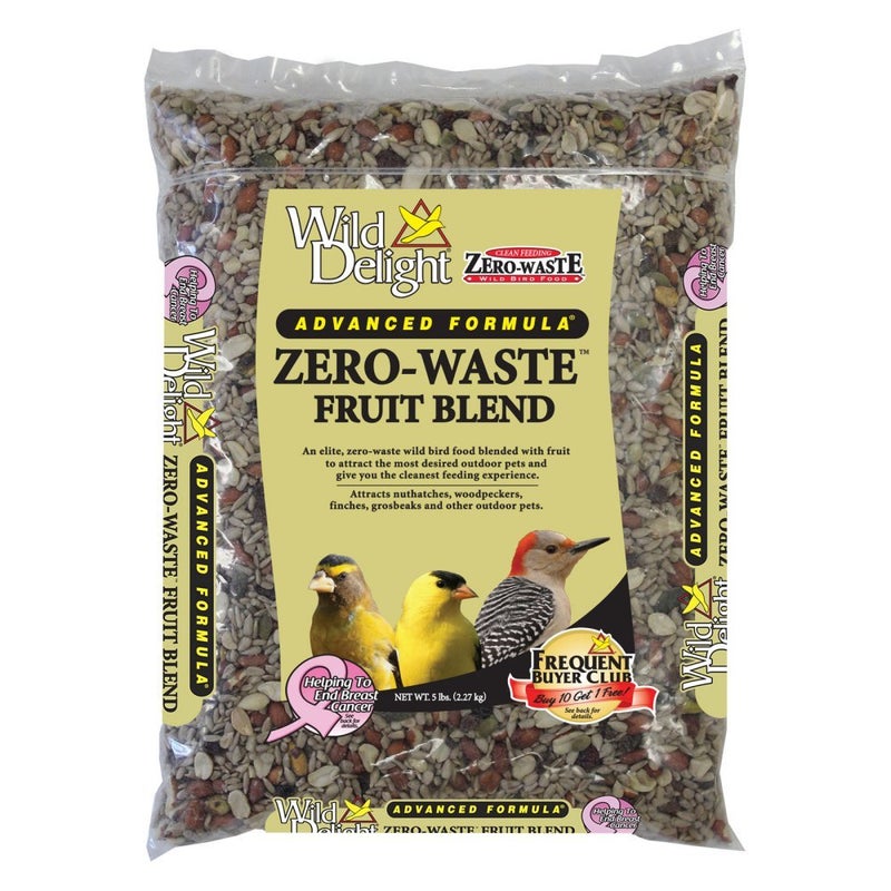 Wild Delight Zero-Waste Fruit Blend Bird Food, 5 Lb - Image 1